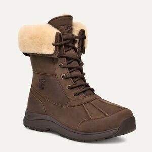 UGG Adirondack Boot III Distressed Burnt Cedar Brown Rain Snow Duck Sz 6